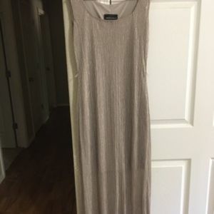 Women's Connected Apparel Sleeveless Dress--Gold